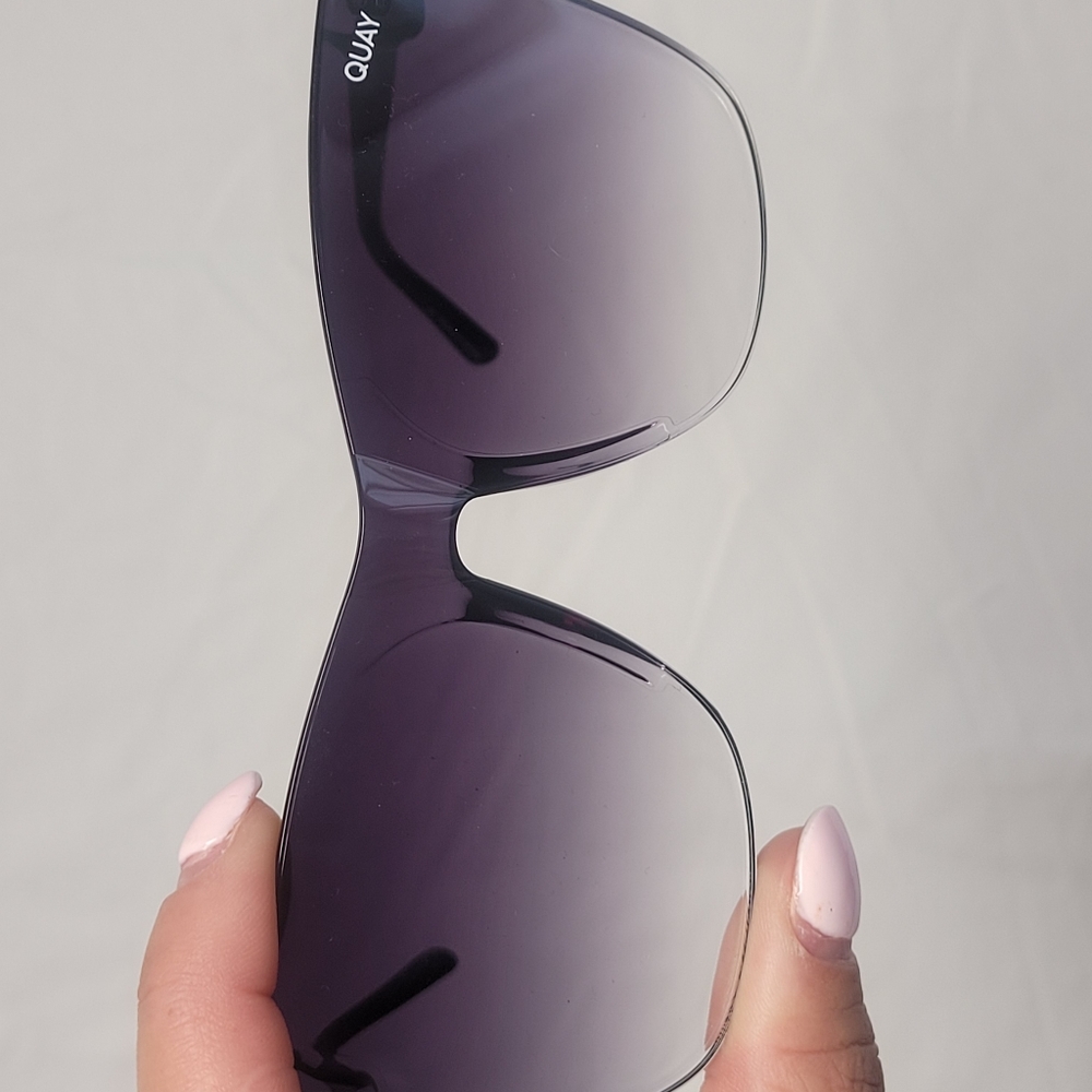 Quay sunglasses Free Ship, come thru black fade